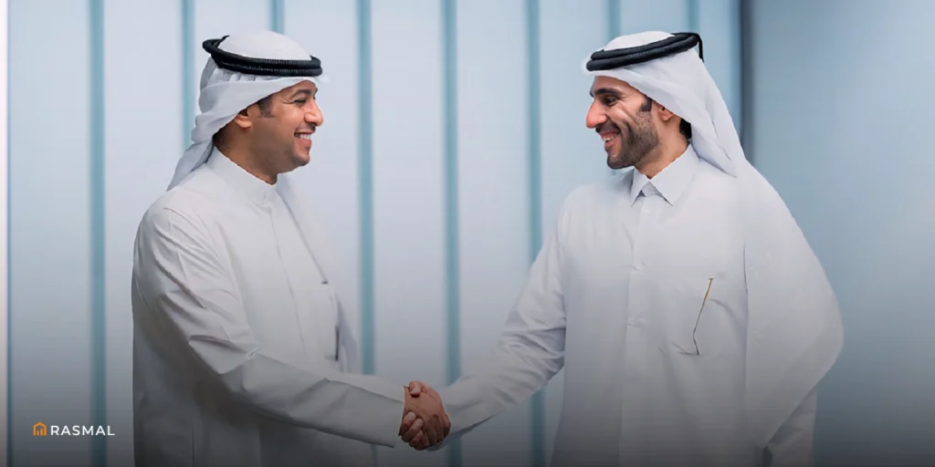 From left Abdullah Al Saleh, CEO of Sakan and Ahmad Al-Khanji, Co-Founder & CEO of hapondo From left Abdullah Al Saleh, CEO of Sakan and Ahmad Al-Khanji, Co-Founder & CEO of hapondo