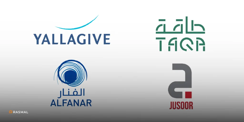 Case Studies - YallaGive, Jusoor, Taqa Solutions, Alfanar Case Studies - YallaGive, Jusoor, Taqa Solutions, Alfanar